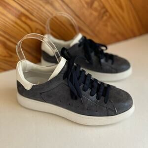 To Boot New York Metallic Suede Leather Sneakers